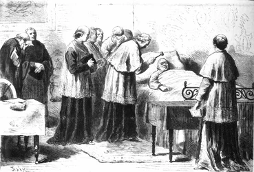 Die Überprüfung des Todes von Pius IX. mit dem Silberhammer, aus der 